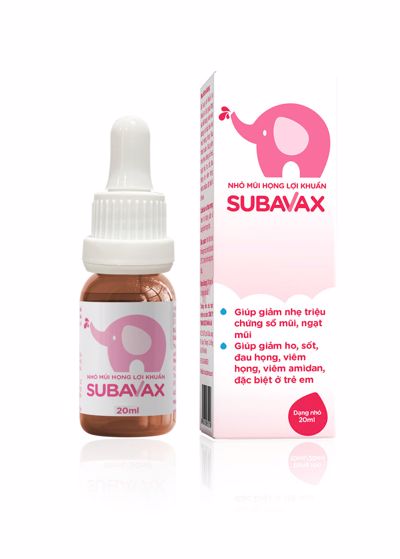 Nhỏ mũi họng lợi khuẩn Subavax 20ml